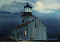 Lighthouses 2 Note Cards by Thomas Needham