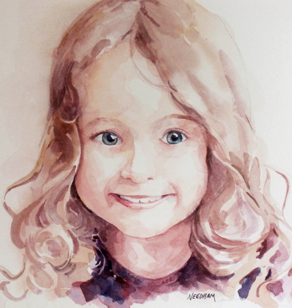 BLAKELY, Watercolor Painting by Thomas A Needham
