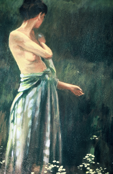 FLOWER CHILD, Oil Painting by Thomas A Needham