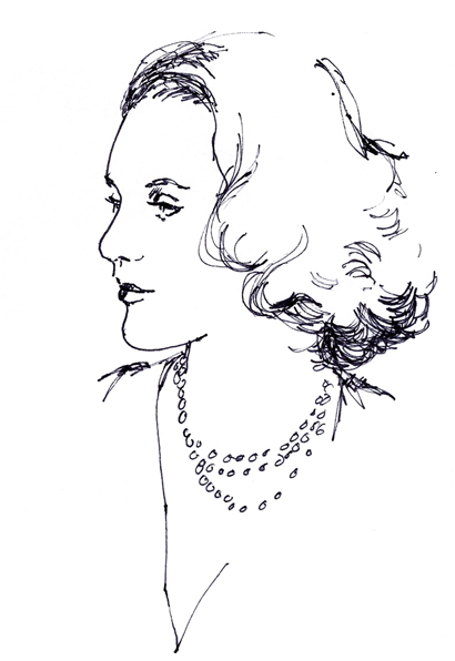 Drawing of Jill by Thomas A Needham
